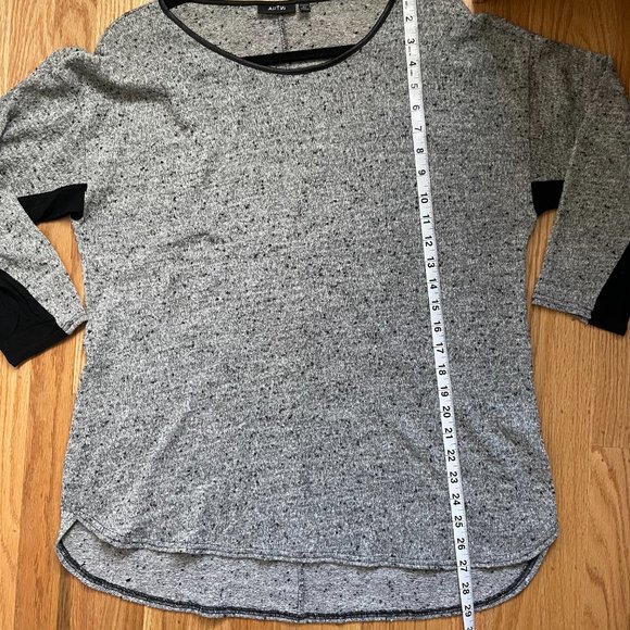 Apt 9 Marled Tunic with black accent and 3/4 sleeve Size XL - Picture 7 of 7